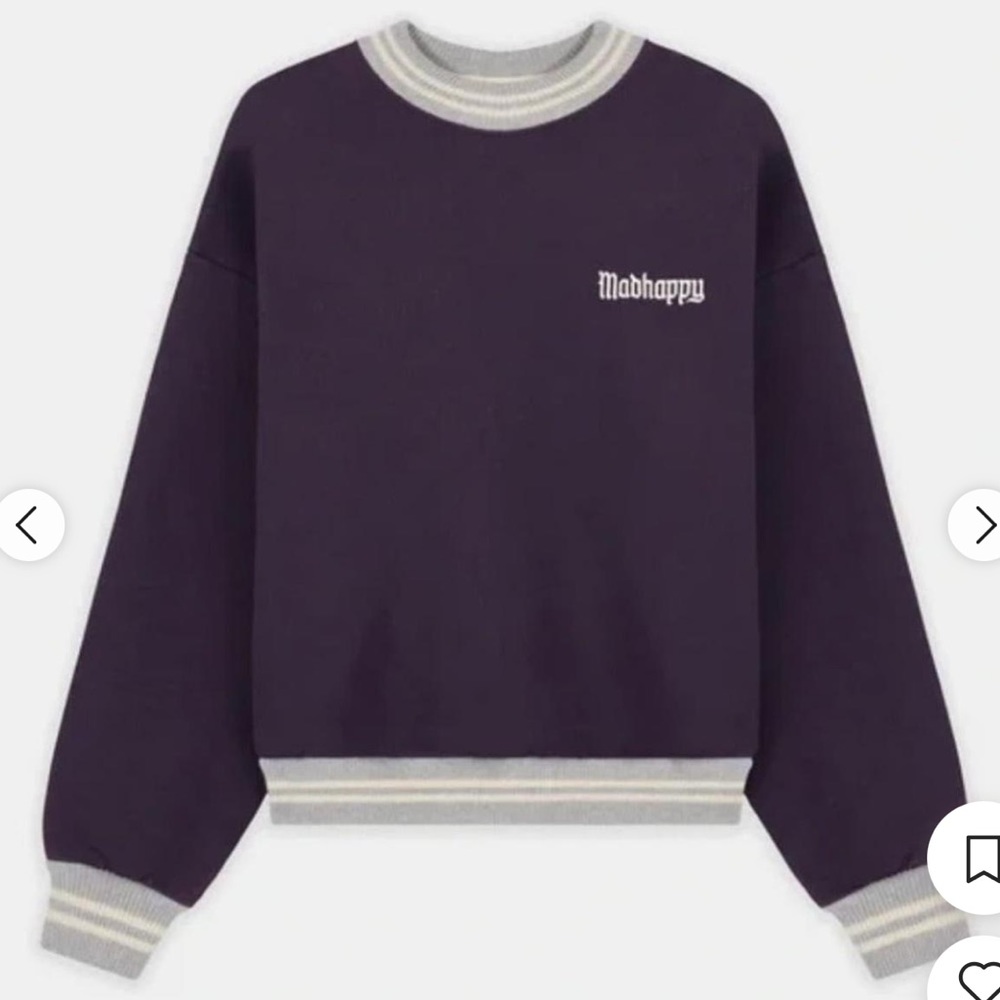 PURPLE MADHAPPY CREWNECK